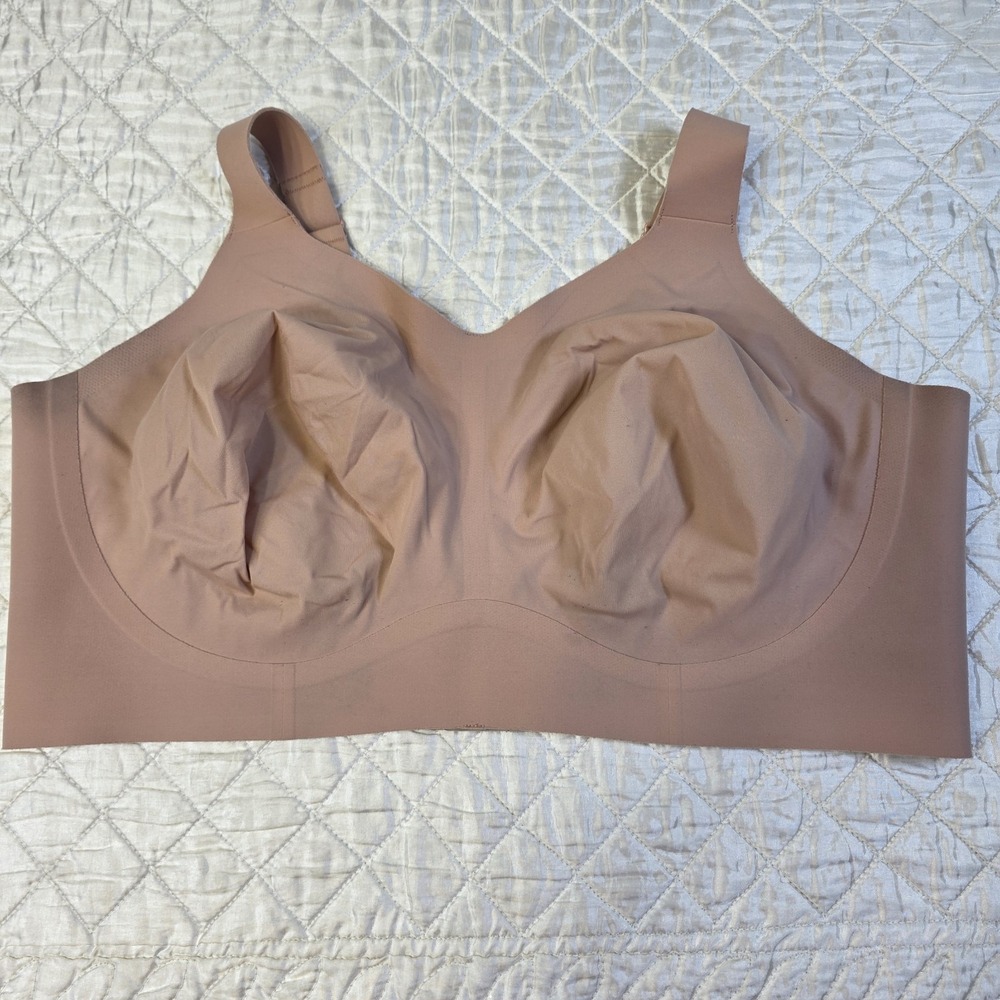 Evelyn & Bobbie The Beyond Bra Nude Beige Size 2XL Women's
